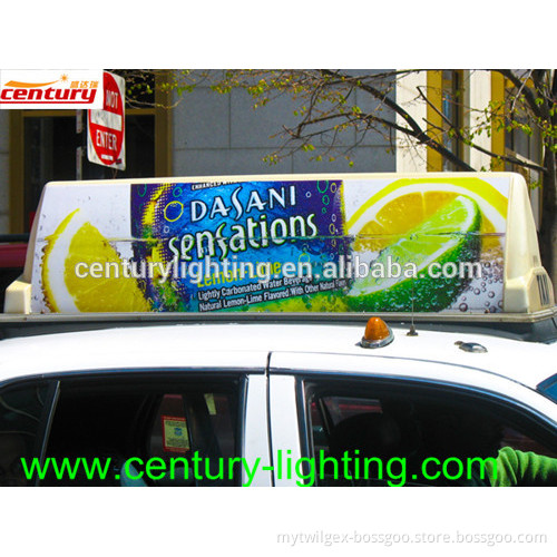 wholesale china factory price taxi ads boards